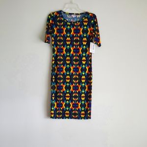 LULAROE MULTICOLOR DRESS..SIZE XS